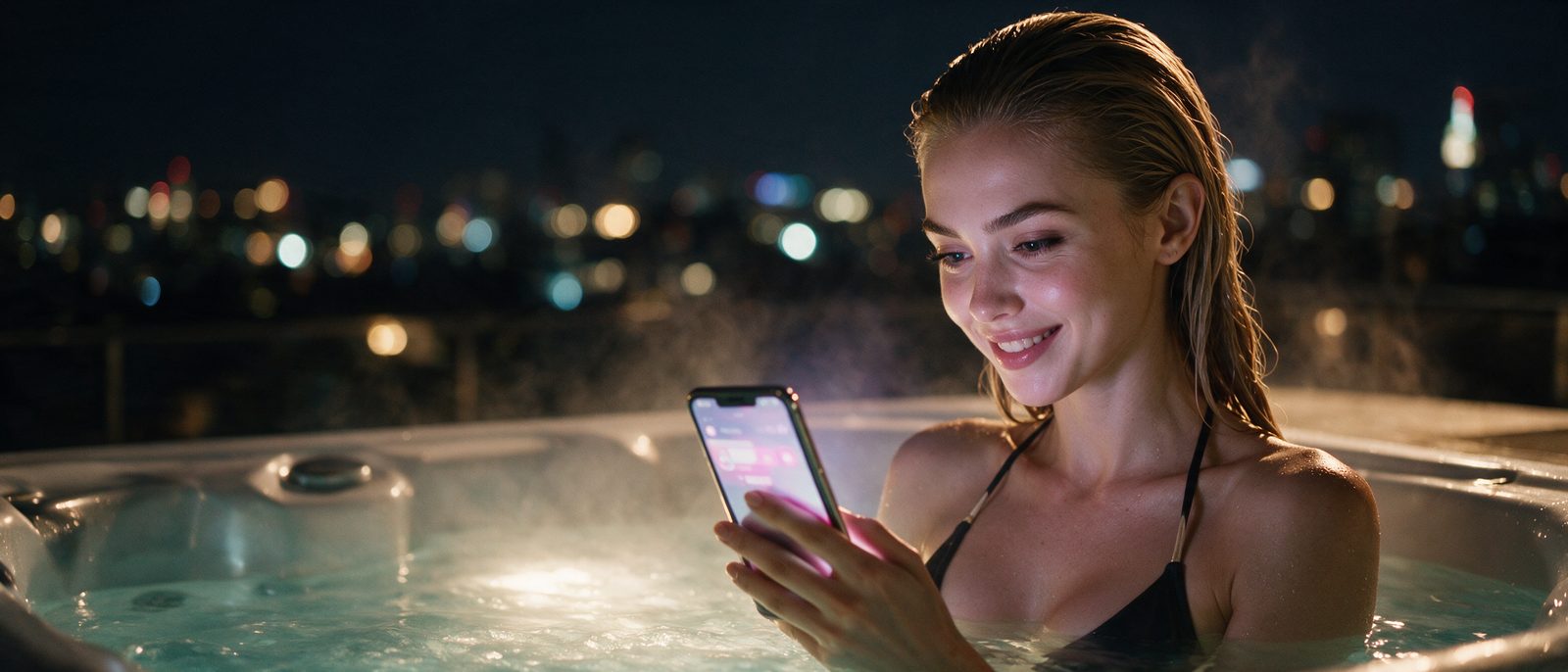 AI-generated editorial illustration for the AI girlfriend apps with a free tier guide — no real person depicted